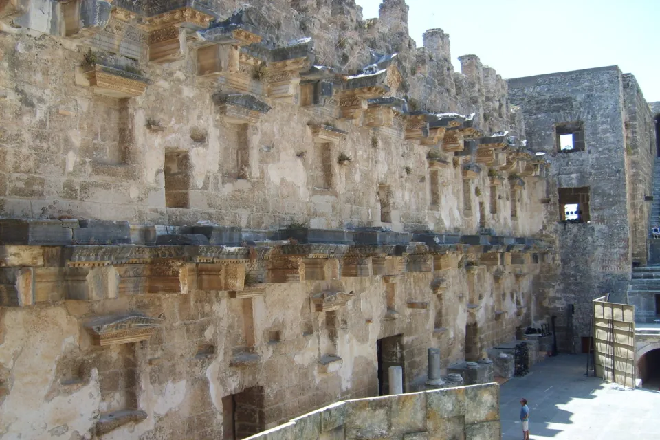 Aspendos Antik Kenti Yerleşim